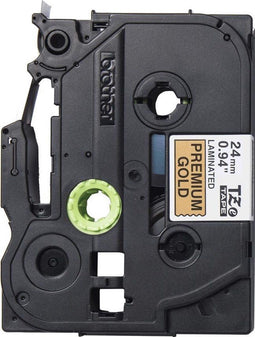 Brother TZe-PR851 Labeltape Tapekleur: Goud Tekstkleur: Zwart 24 mm 8 m