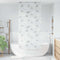 vidaXL - Doucherolgordijn - 110x240 - cm - stofbreedte - 106 - cm