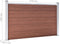 vidaXL - Schutting - 699x106 - cm - HKC - bruin