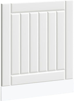 vidaXL - Vaatwaspaneel - Lucca - bewerkt - hout - wit