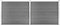 vidaXL - Schuttingpanelenset - 699x146 - cm - HKC - zwart