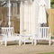vidaXL - Tuinstoelen - Adirondack - 2 - st - 75x77x77 - cm - massief - grenenhout - wit