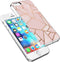 imoshion Hoesje Geschikt voor iPhone SE (2016) / 5 / 5s Hoesje Siliconen - imoshion Design hoesje - Roze / Meerkleurig / Goud / Pink Graphic