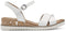 Tamaris Essentials - Dames Sandalen - Hakhoogte 4,5 cm - Wit - Maat 41