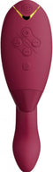 Womanizer Duo 2 - DE TarzanVibrator - Luchtdruk (clitoris) + Vibrator (G-Spot) - Herlaadbaar - Waterdicht - Bordeaux