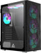 Montech X3 Mesh - PC Gaming Behuizing - 3x 140mm Ventilatoren - Zwart