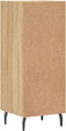vidaXL - Dressoir - 34,5x34x90 - cm - bewerkt - hout - sonoma - eiken
