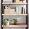 vidaXL - Wandschap - 80x40x(2-6) - cm - onbehandeld - massief - eikenhout