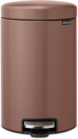 Brabantia NewIcon - Prullenbak - 12 liter - Satin Taupe