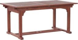 Beliani TOSCANA - Tuintafel - Donkere houtkleur - Acaciahout