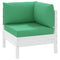 Palletkussens 3 st oxford stof groen