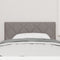 vidaXL - Hoofdbord - met - Diamant - Blokken - Ontwerp - in - Taupe - - - 100 - cm - Stof