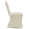 vidaXL - Stoelhoezen - stretch - 12 - st - crème