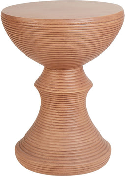 CALDARO - Bijzettafel - Lichthout - Lichtbeton