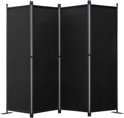 Angel Living Kamerscherm - 4-delig - 224x165 cm - Opvouwbaar - Staal & Polyester