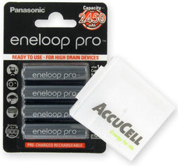 Panasonic eneloop Pro BK-3HCCE / 4BE Mignon AA NiMH-batterij en ACBOXAA