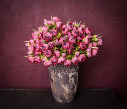 PTMD Ranonkel Kunstbloemenboeket - 23 x 23 x 43 cm - Rood