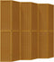 vidaXL - Kamerscherm - met - 6 - panelen - massief - paulowniahout - bruin