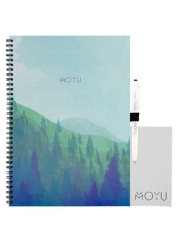 MOYU - Misty Mountain Notebook - Uitwisbaar Notitieboek A4 Hardcover