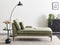 EWRON - Chaise longue - Groen - Linkszijdig - Stof