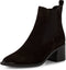 TAMARIS Core Enkellaarsjes - Leer - Antislip - Zwart
