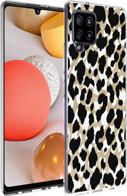 iMoshion Hoesje Geschikt voor Samsung Galaxy A42 Hoesje Siliconen - iMoshion Design hoesje - Goud / Zwart / Golden Leopard