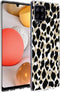 iMoshion Hoesje Geschikt voor Samsung Galaxy A42 Hoesje Siliconen - iMoshion Design hoesje - Goud / Zwart / Golden Leopard