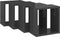 vidaXL - Wandschappen - kubus - 4 - st - 26x15x26 - cm - hoogglans - grijs