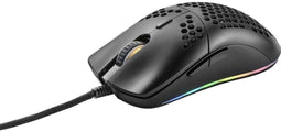 Renkforce RF-GM-400 Gaming-muis USB Optisch Zwart 7 Toetsen 1200 dpi Verlicht