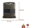 Qlima SRE 3631 TC-2 - Laserkachel - 3100W - Grijs