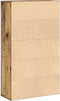 vidaXL - Boekenkast - 60x24x101,5 - cm - bewerkt - hout - oud - houtkleurig