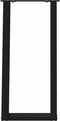 vidaXL - Console - tafelpoten - 2 - st - U-vormig - 38x(72-73) - cm - staal - zwart