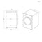 Haier HD90-A3Q979U1 - Wasdroger - Inverter motor Warmtepomptechnologie Wi-Fi Connectiviteit - Wit