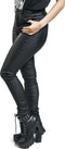 ONLY ONLROYAL HW SK ROCK COATED PIM NOOS - Gecoate skinny fit broek - High waist - Maat M X L30