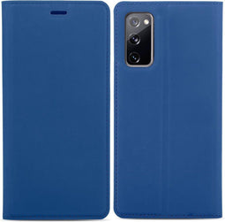 iMoshion Hoesje Geschikt voor Samsung Galaxy S20 FE Hoesje Met Pasjeshouder - iMoshion Slim Folio Bookcase - Donkerblauw