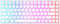 Royal Kludge RK84 - Gaming Toetsenbord - RGB Verlichting - Hot-Swappable - Wit