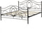 LYRA - Tweepersoonsbed - Zwart - 160 x 200 cm - Metaal