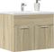 vidaXL - Wastafelkast - 60x38,5x46 - cm - spaanplaat - sonoma - eikenkleurig