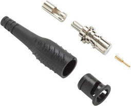 Pomona Electronics 73104-6 Do-It-Yourself BNC (M) stekker, 50 Ω Zwart