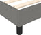 vidaXL - Boxspringbed - 100x200 cm - stof - donkergrijs