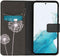 iMoshion Hoesje Geschikt voor Samsung Galaxy A54 (5G) Hoesje Met Pasjeshouder - iMoshion Design Softcase Bookcase - Zwart / Dandelion
