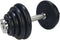 Tunturi Dumbbellset - Halterset 15 kg - Inclusief 8 schijven en schroefsluiters - Zwart