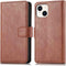 iMoshion Hoesje Geschikt voor iPhone 14 Hoesje Met Pasjeshouder - iMoshion Luxe Bookcase - Bruin