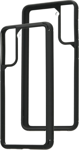 Mobiparts Rugged Clear Case - Samsung Galaxy S21 Plus - Shockproof TPU - Zwart