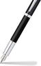 Sheaffer vulpen - 100 - mat zwart met chroom - penpunt F - inclusief convertor voor vulling - SF-E0931743