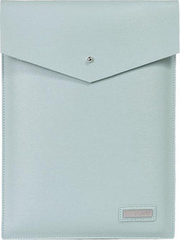 Laptophoes 13 Inch PU – Geschikt voor o.a Macbook Pro 13 Inch 2009-2012 & Macbook Air 2008-2017 – Laptop Sleeve Hoes Case – Mintgroen