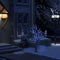 vidaXL - Kerstboom - 128 - LED's - blauw - licht - kersenbloesem - 120 - cm