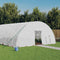 vidaXL - Tuinkas - met - stalen - frame - 48 - m² - 8x6x2,85 - m - wit