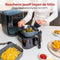 AoraKitchen Airfryer Bakjes Siliconen - 20cm - 5 Delig - Hittebestendig - Antikleef (5 delig)