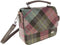 Schoudertas Thurso Gedempt Groen & Paars Tartan - 23x24x9 - Harris Tweed - Glen Appin of Scotland